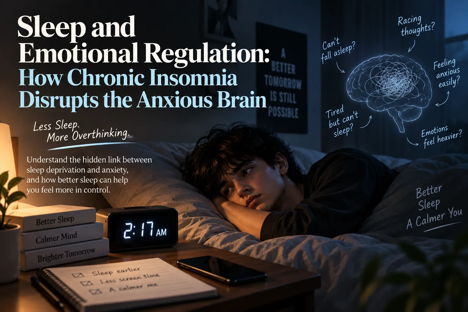Sleep and Emotional Regulation: How Chronic Insomnia Disrupts the Anxious Brain